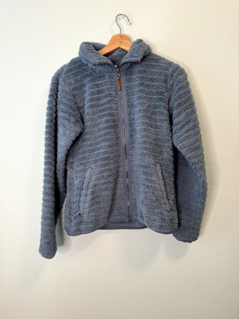 Columbia Blue Fleece Puff Jacket